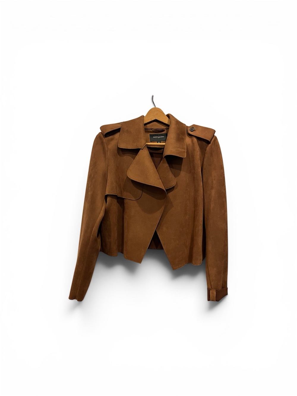 Banana Republic Brown Suede Trench-Style Jacket